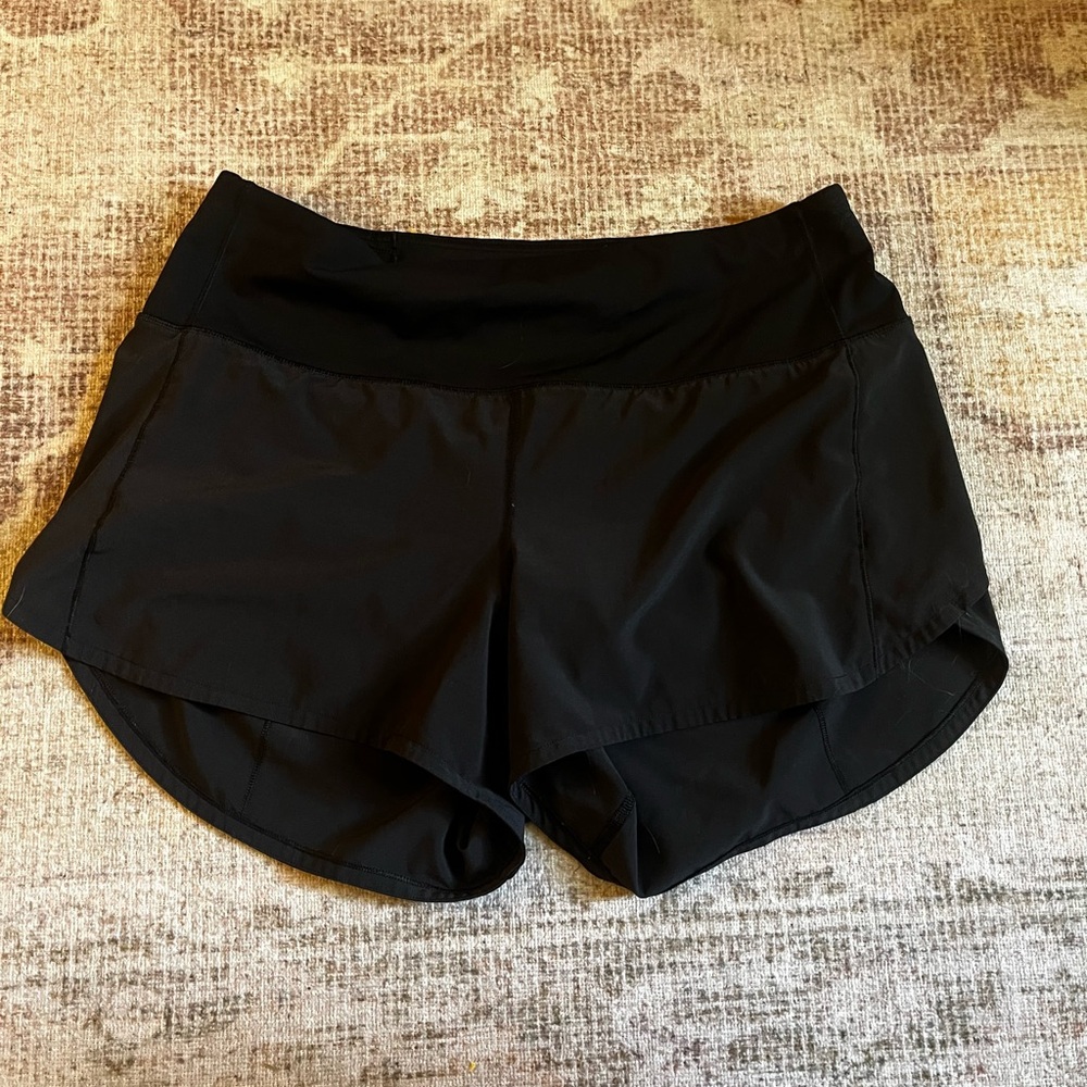 Luluemon Speed Up High Rise Black Shorts (10)